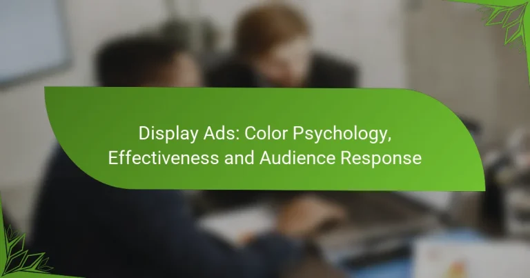 Anuncios Display: Psicología del Color, Efectividad y Respuesta de la Audiencia